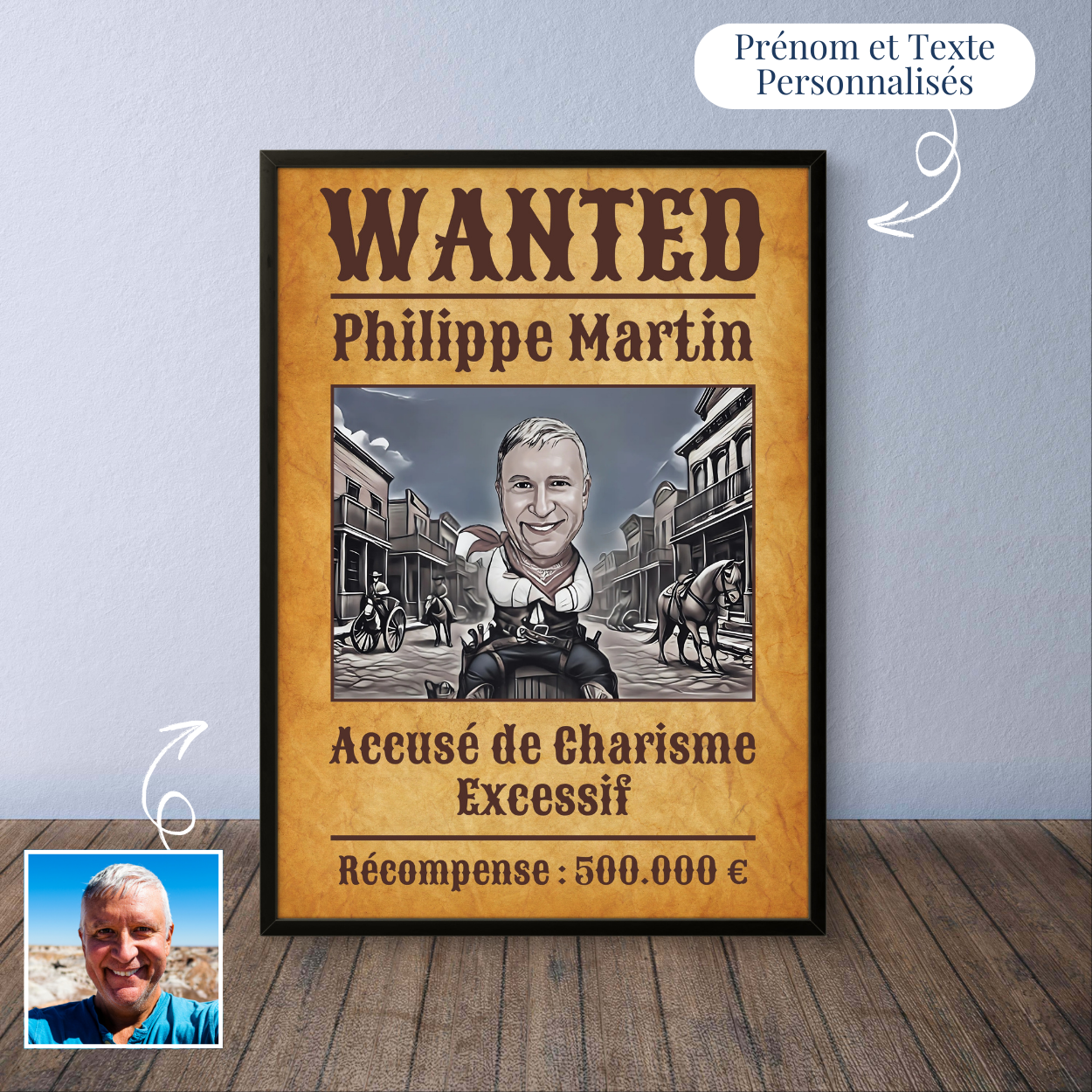 Wanted - Affiche Personnalisée